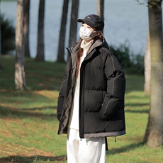 港风潮牌新款连帽棉服潮流保暖棉衣M081-P90，男装棉衣，星座717