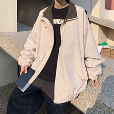 春秋季外套男休闲韩版日系bf帅气港风百搭运动潮牌夹克JK808-P55，男装夹克，星座1008