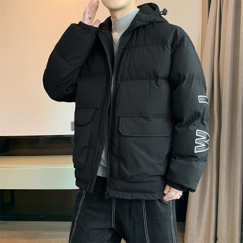 男士棉衣冬季2024新款加绒加厚青少年潮流外套男大码M0789-P110,男装棉衣,星座308B-2