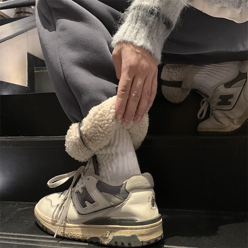 秋冬新款华棉羊羔毛束脚卫裤大码M~5XLXZ604-K101-P60控78,男装休闲裤,星座604