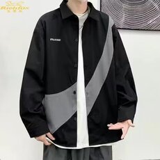 春秋季港风衬衫男士长袖宽松潮流百搭学生韩版休闲衬衫外套情侣装，男装衬衫，星座1210-1