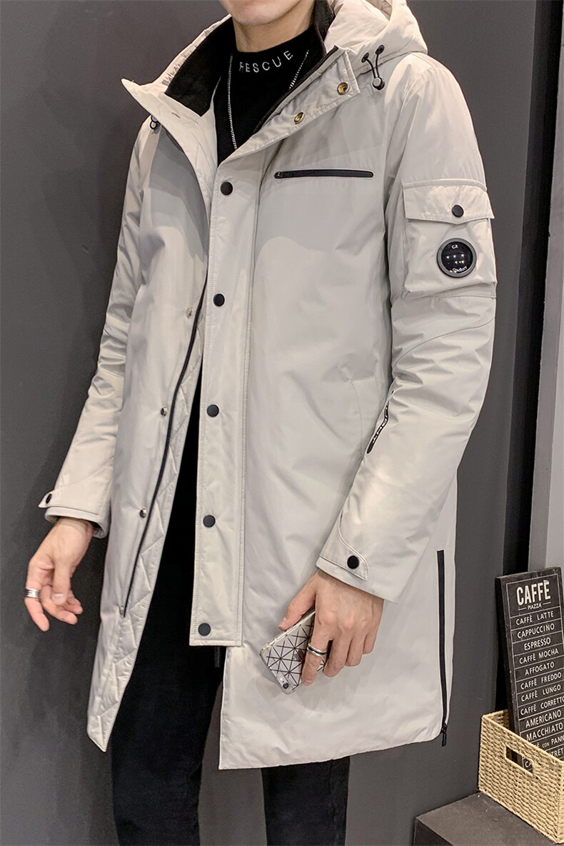 男士羽绒服2020冬季新款韩版中长款潮牌外套DS581T,男装羽绒服,电商A102