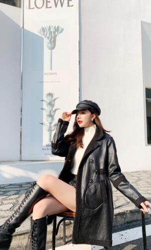 冬季新款皮毛一体，女装，艾伊贝雪