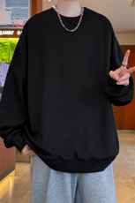 S5022/特P30春装新款高个性套头卫衣男潮流宽松百搭长袖T恤外套，男装T恤，电商A141