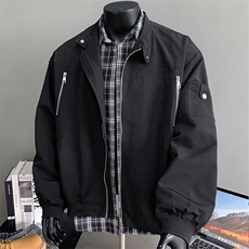 立领飞行夹克工装夹克男xh97-特p65，男装夹克，电商B367