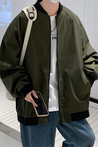情侣潮大码宽松休闲多色光板夹克棒球服外套潮J7204 P30【特价】图片