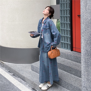 26春季新款牛仔刺绣两件套6670-P195-K298图片