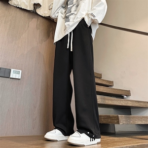 华棉运动裤宽松直筒卫裤 M-4XL K825-1 特P43 控68图片