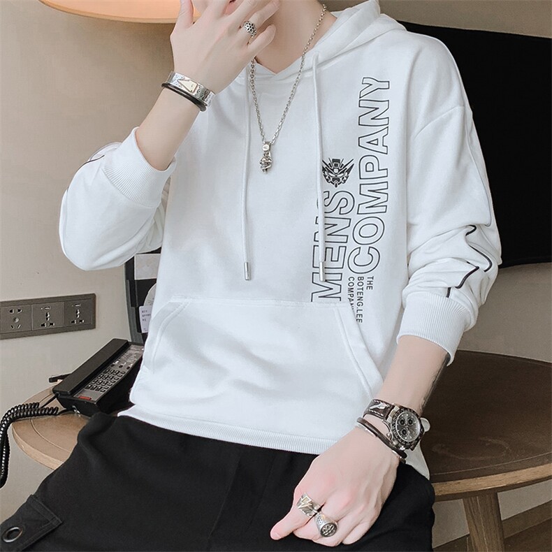 秋季卫衣男连帽潮ins春秋宽松潮流百搭2021新款男士秋装9080-P30,男装卫衣,星座308B-2