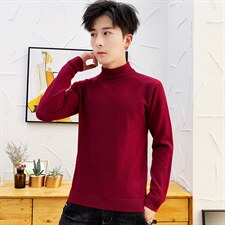 跑量款秋冬新款半高领针织衫毛衣男士流行套头403-1-M001-P20，男装针织衫/毛衣，星座1018