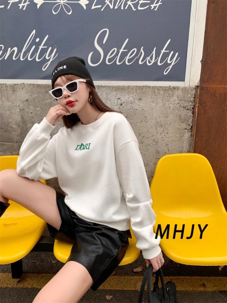 2021秋设计款卫衣，袖子百褶特色，女装卫衣/绒衫，美合佳彦