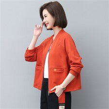 时尚休闲开衫卫衣外套女宽松显瘦百搭长袖上衣春秋新款韩版潮流，女装卫衣/绒衫，依恋蒂丝
