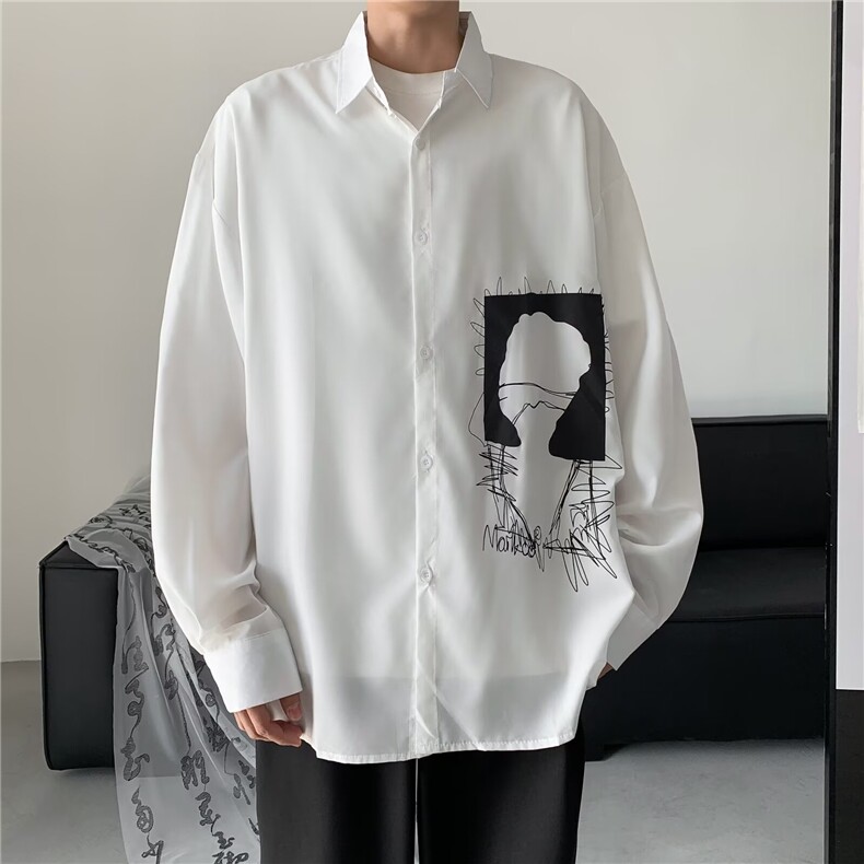 衬衫女时尚洋气小衫2025春秋夏新款上衣宽松高级设计感休闲衬衣薄,男装衬衫,星座516A