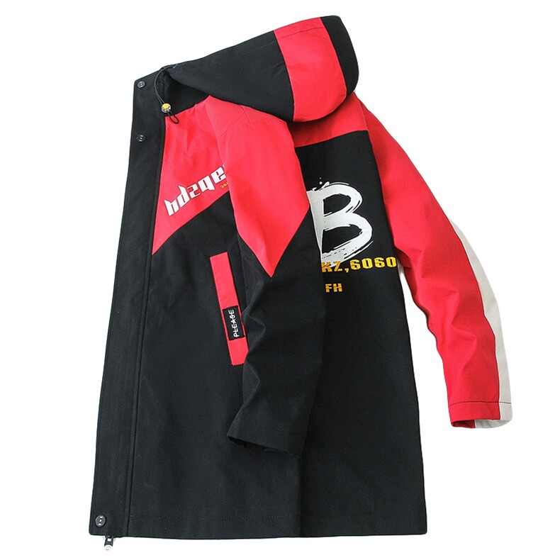 新款秋季外套男士中长款痞帅气衣服机能工装立领夹克JK156-P75,男装夹克,星座1206（原A206）