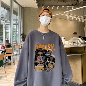 特P25控48 秋冬新款男士圆领卫衣宽松休闲日常百搭上衣WQ2441图片
