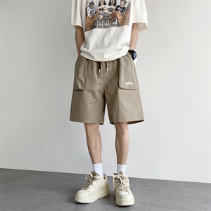 2025夏季新款美式高街休闲裤潮男短裤大码五分裤DK1375-P35控48图片