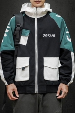 秋季新款男士夹克大口袋工装外套男潮流简约休闲衣服男DS936T，男装夹克，电商A102