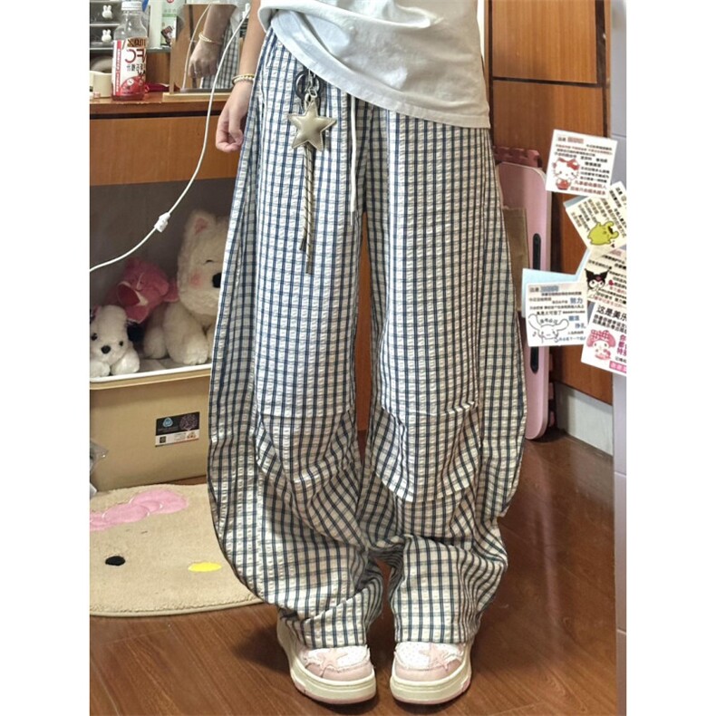 星星挂饰弯刀阔腿休闲裤ZK0427-特批45图片