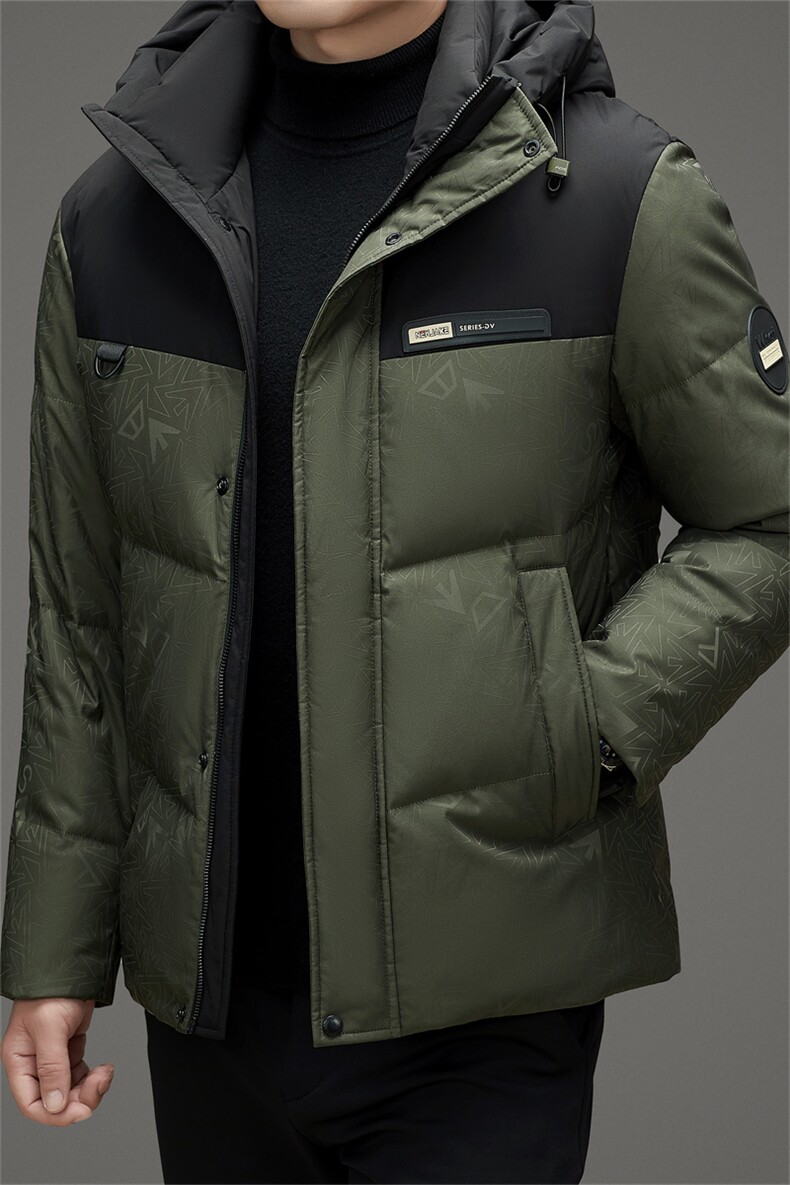 DAJ23809钱塘2020-2新款百搭冬季厚款中年男士羽绒服外套P230,男装羽绒服,钱塘207-2