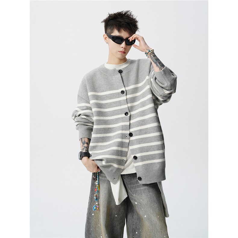 现货男式新款长袖时尚休闲男装开衫毛衣XZ608-M405特P48控88图片