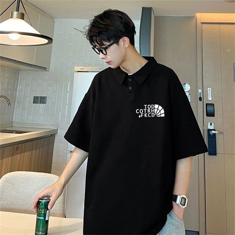 电商DSA028-PLV179P30100聚酯夏季新款华夫格短袖POLO衫男,男装T恤,电商A028