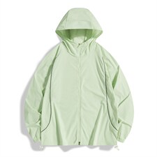 UPF50+有报告凉感轻薄透气宽松大码潮流防晒服DQC657-P48，男装防晒衣，电商B306