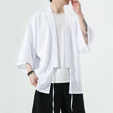 2025风冰丝大码宽松披风男七分袖潮防晒服风衣砖墙222p特p25，男装风衣，星座815（原A203）