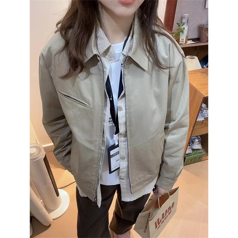 高品U家巴恩风底特律夹克外套休闲茄克牛仔外套男女A1279-P105,男装工装外套,星座1505