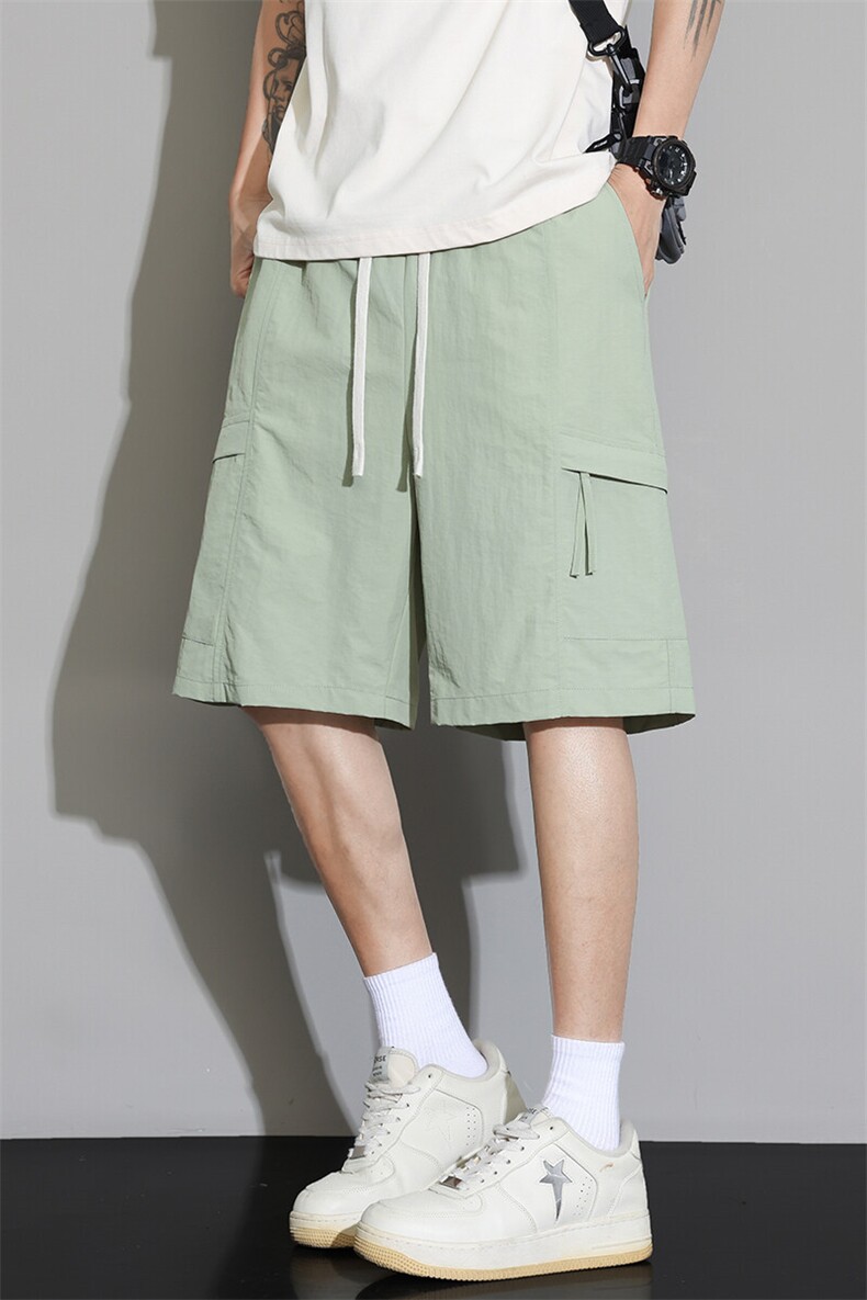抖音品质冰丝夏季2025年新款男生美式男裤A146-GY252特p22量大优,男装休闲裤,HDA146