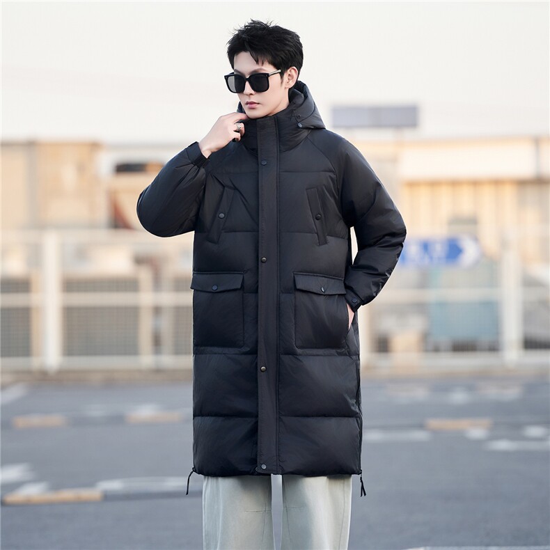 天台景中长款羽绒服男控券后价308,男装羽绒服,电商B321-1