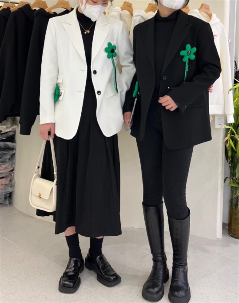 现货，快时尚西装，女装西装，XIMO 熙茉