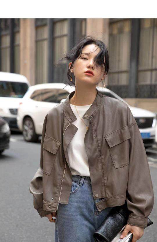 皮衣，女装皮衣，卡薇尔