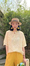 纯苎连衣裙小衫裤子裙子衬衣 时尚风 风淑女风休闲风，女装连衣裙，川哲