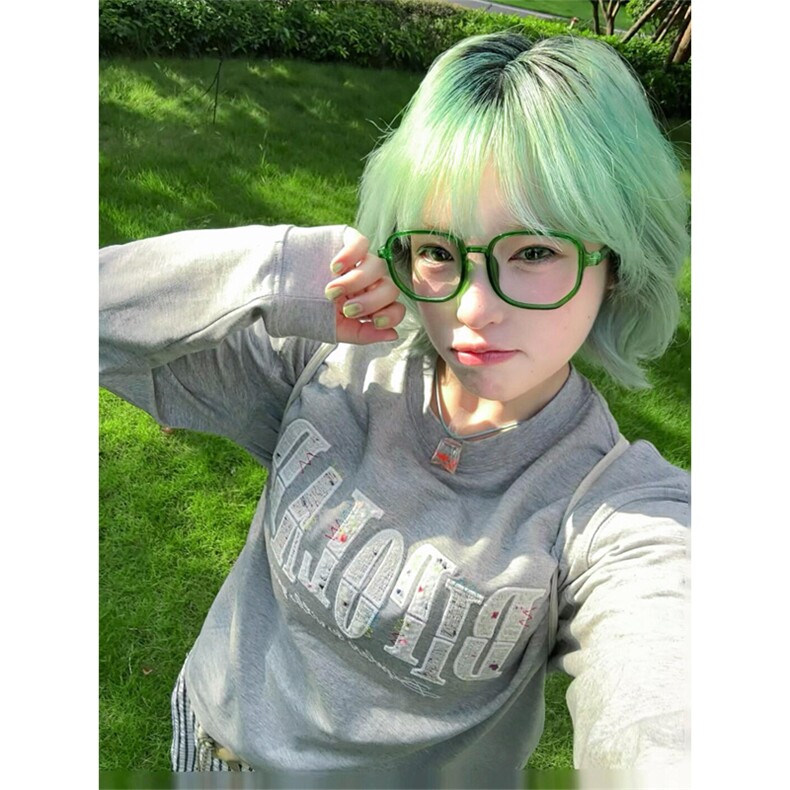 网图有货小香风字母刺绣圆领纯棉束口长袖男女情侣上衣A837-P40,男装卫衣,星座1505