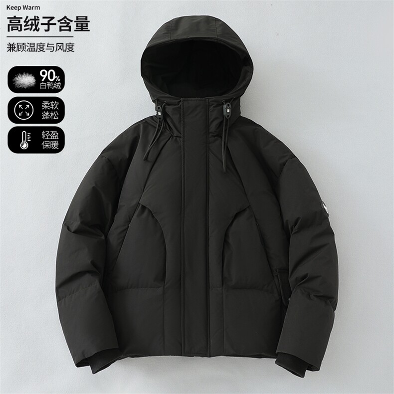 2025冬美式潮牌立领夹克保暖羽绒服男潮牌休闲宽松羽绒服599图片