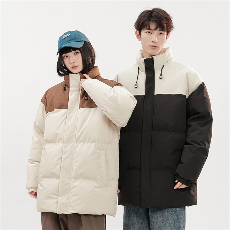 潮流宽松立领棉衣百搭休闲棉服A161-7706图片