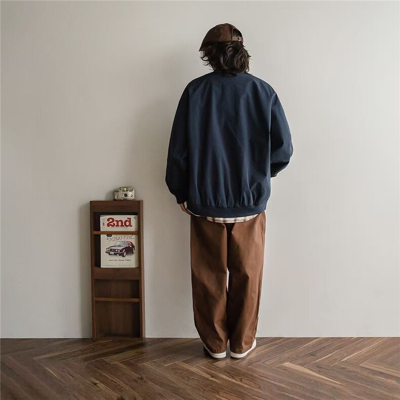 美式复古棒球服情侣春秋季外套女2025新款宽松休闲百搭学院风夹克,男装夹克,星座516A