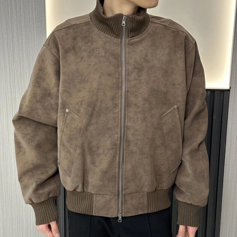 简约百搭潮流美式复古时尚宽松舒适休闲上衣外套男士JK785，女装短外套，星座1116A（原606A-3）