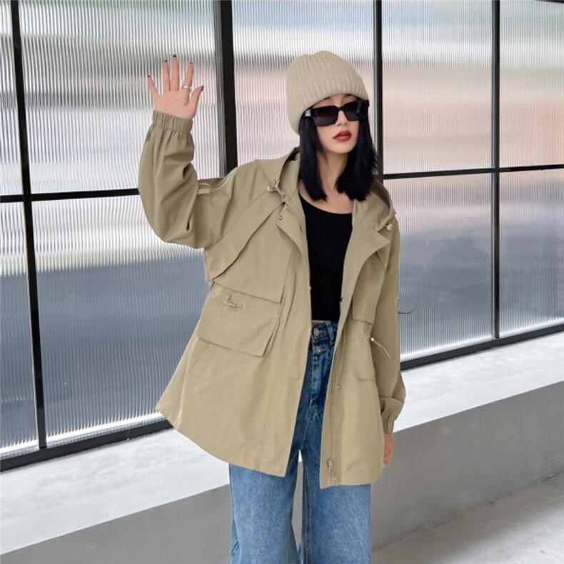 风衣外套，女装风衣，MZ 慕姿