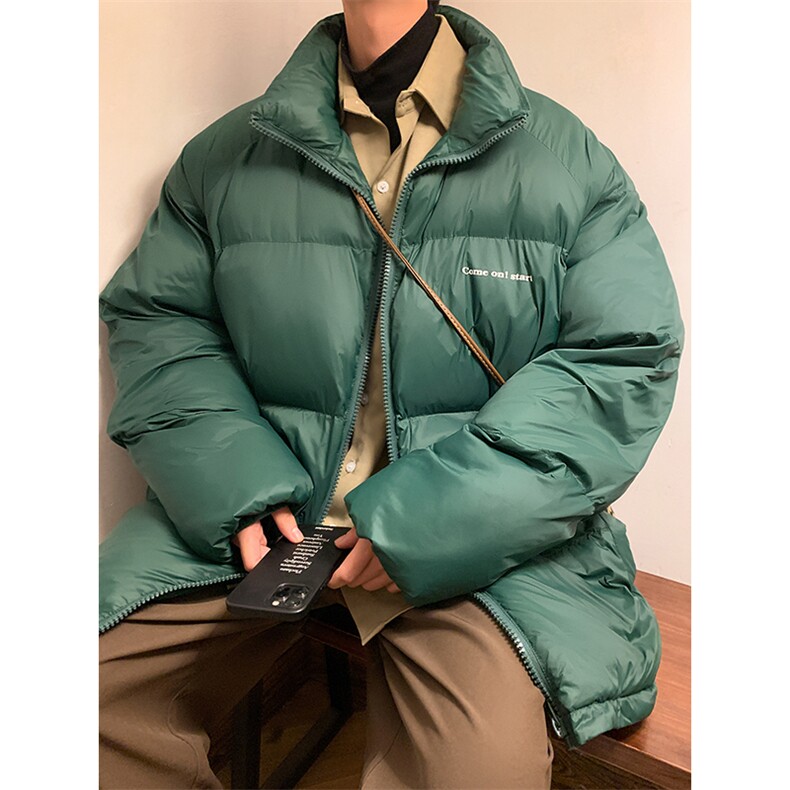 情侣款加厚羽绒服男冬季宽松立领男士羽绒衣外套A266-YR01-P110,男装羽绒服,电商A266