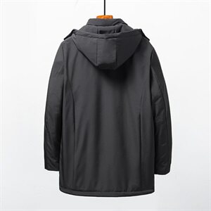冬装中年棉衣中长款保暖防寒棉衣可脱卸帽子老爸棉衣外套1204p110图片
