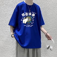 华夫格t恤男短袖男大码五分袖大皂风HT73403-P22，男装T恤，电商A040