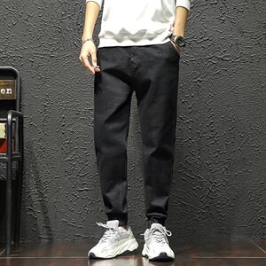男日系大码束脚春秋弹力牛仔裤 28-42码 5032-1_5112P50图片