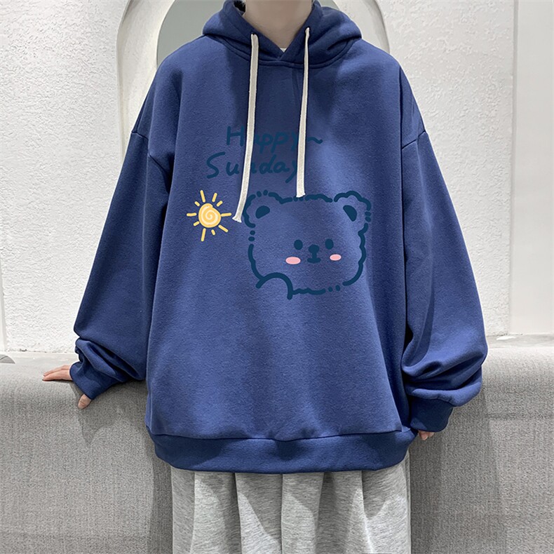 纯棉连帽卫衣男大码运动帽衫宽松薄WY2309-P35,男装卫衣,电商A040