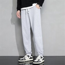 休闲裤男22秋冬新款舒适百搭运动裤潮牌修身工装裤学生卫裤Z900，男装休闲裤，星座815-2