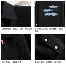 QC58143-P45亚七分袖衬衫男大码五分袖衬衣男短袖，男装衬衫，电商A040A