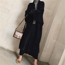 仿貂绒大衣，其它，XTZ style