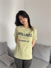 韩版修身休闲宽松显瘦圆领字母印花简约短袖T恤，女装T恤，L·H·X