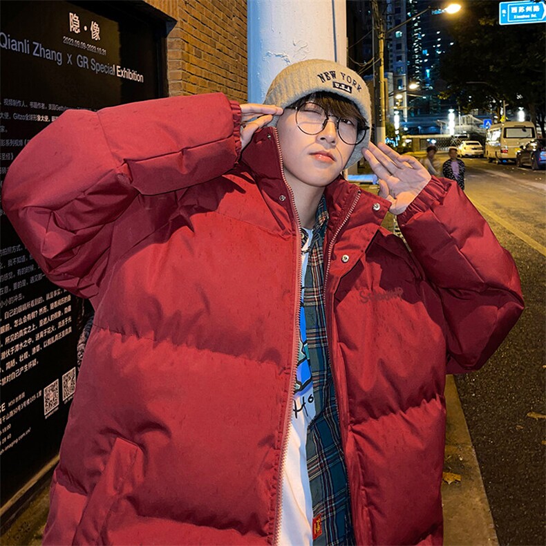 现货抖音得物可供视频冬季三防加厚羽绒棉衣外套面包棉服81135,男装棉衣,电商A486