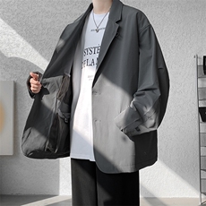 8XL-M特大码西服男加肥加大码机车夹克胖子外套XZ701P105控128，男装西服，电商D206-1